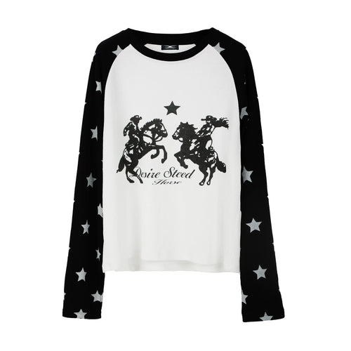 DESIRE JOUSTING PRINT T-SHIRT