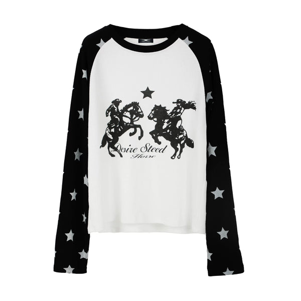 DESIRE JOUSTING PRINT T-SHIRT