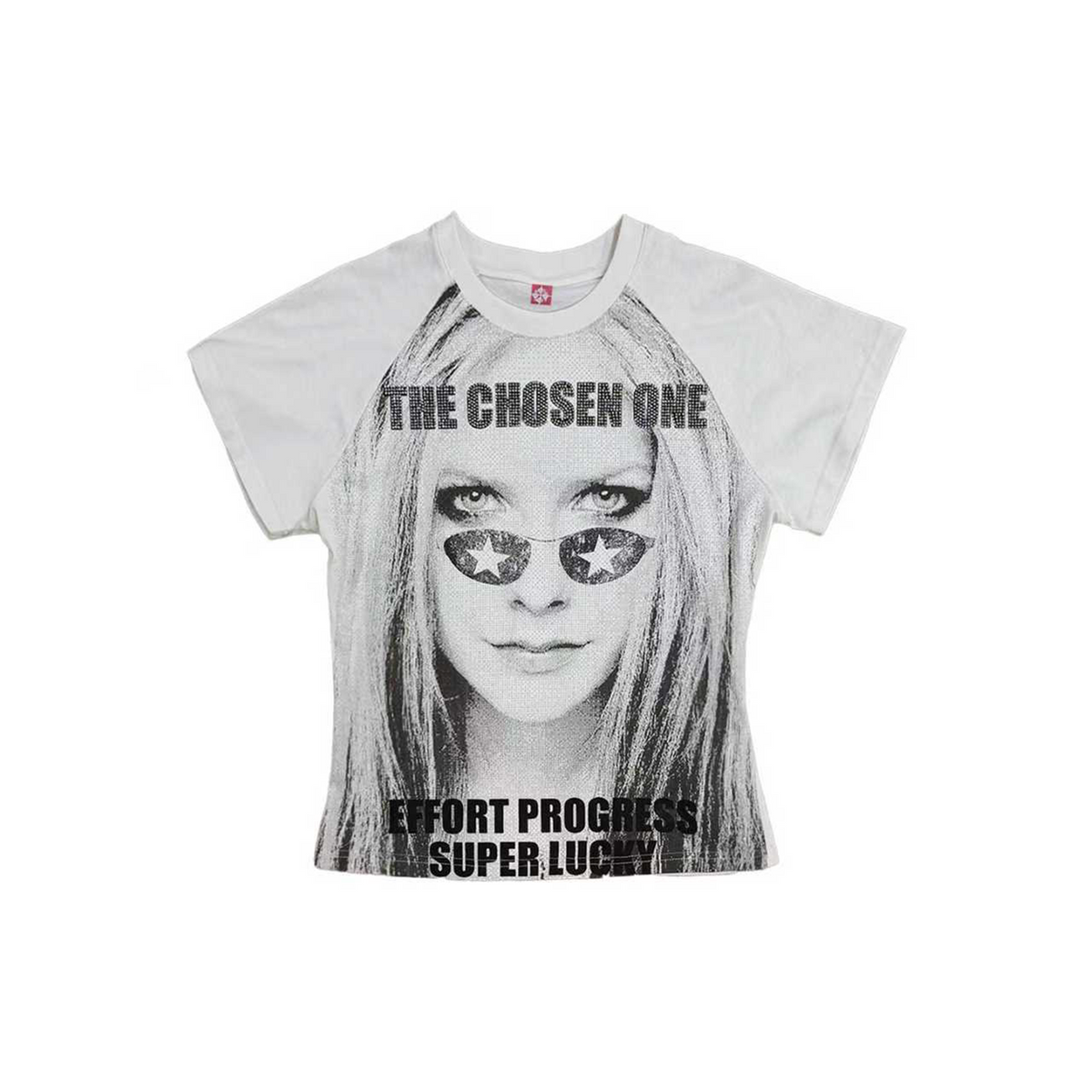 PUNK RHINESTONE GRAPHIC T-SHIRT