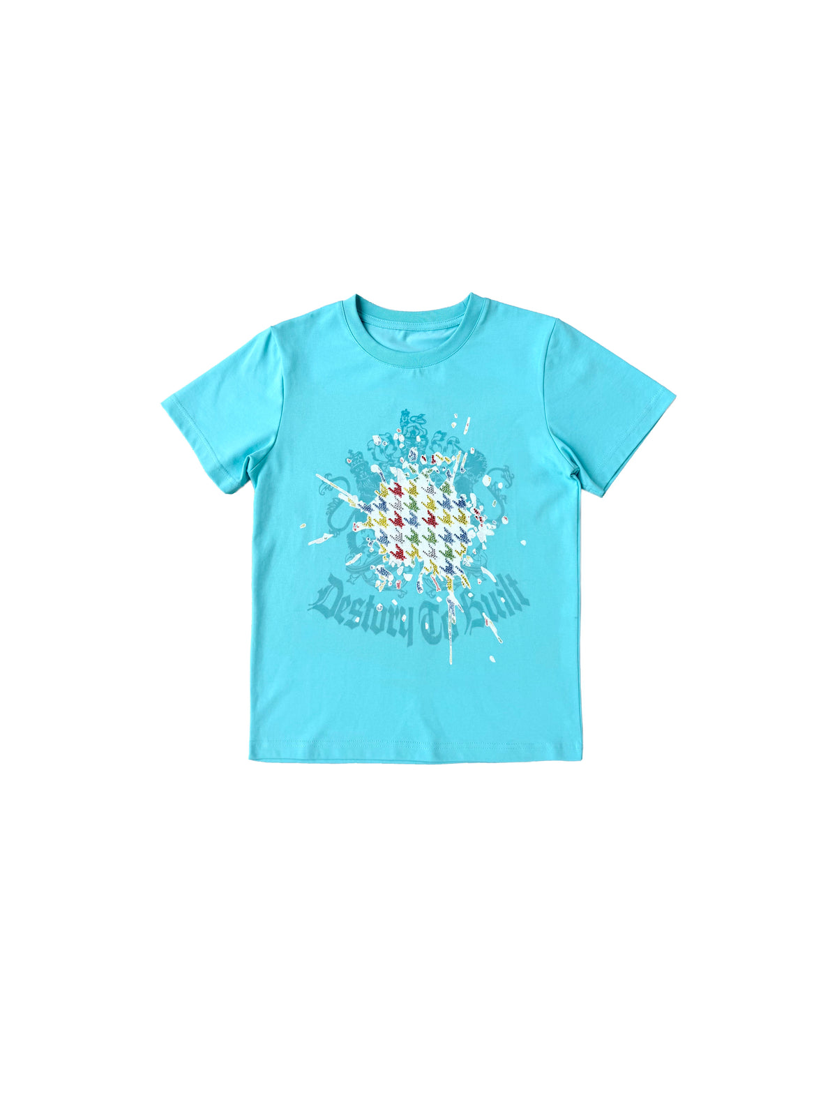 COLORFUL HOUNDSTOOTH PRINT TOP