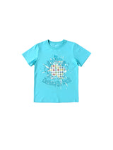 COLORFUL HOUNDSTOOTH PRINT TOP