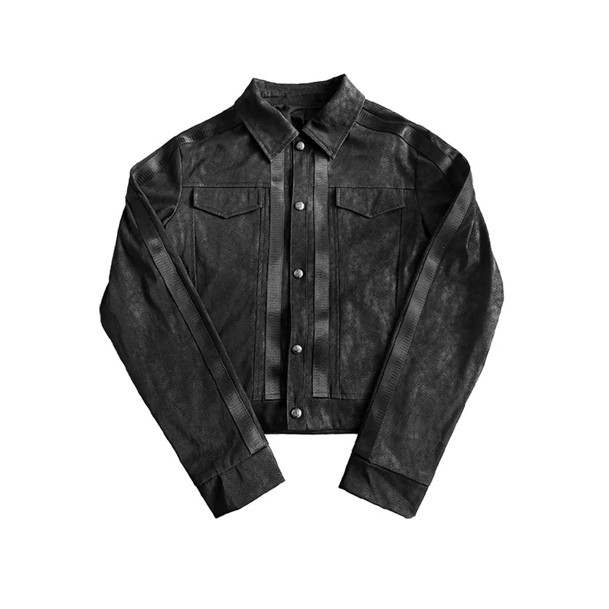 VASCULAR BLACK LEATHER JACKET