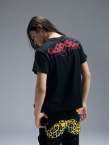 FLORAL SCRIPT STREETWEAR T-SHIRT