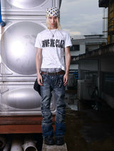 ICE BLUE CAT WHISKER JEANS