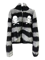 PUNK SKULL EMBROIDERED JACKET