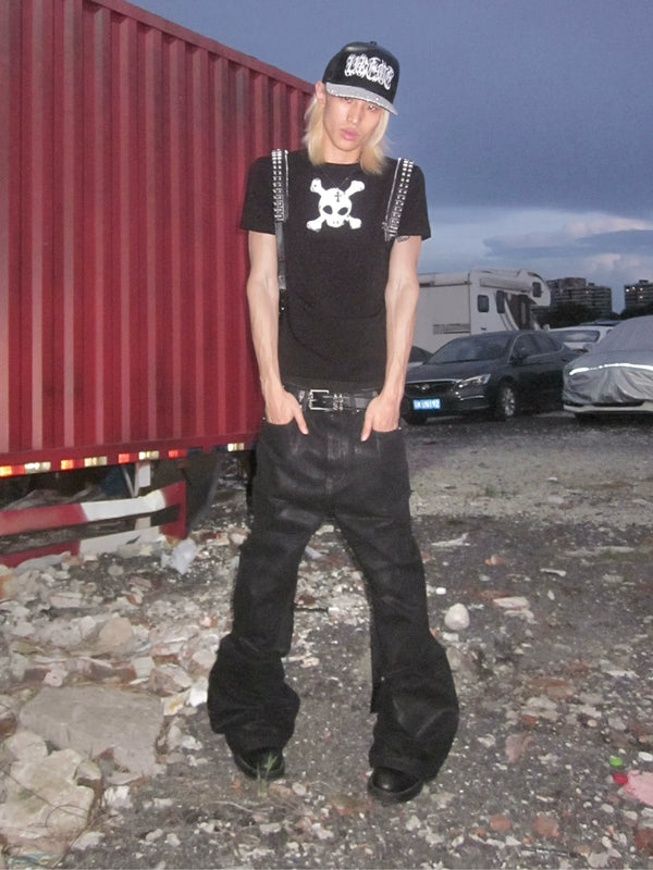 MICRO STRETCH ZIPPER JEANS