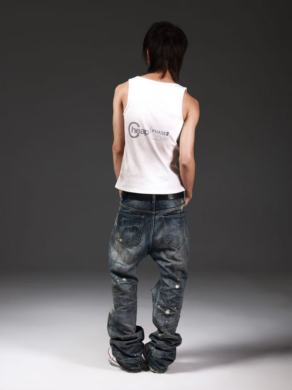 TWO-TONE RIVET PRINT T-SHIRT