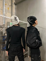 ORGANIC BONE PRINT KNIT HAT
