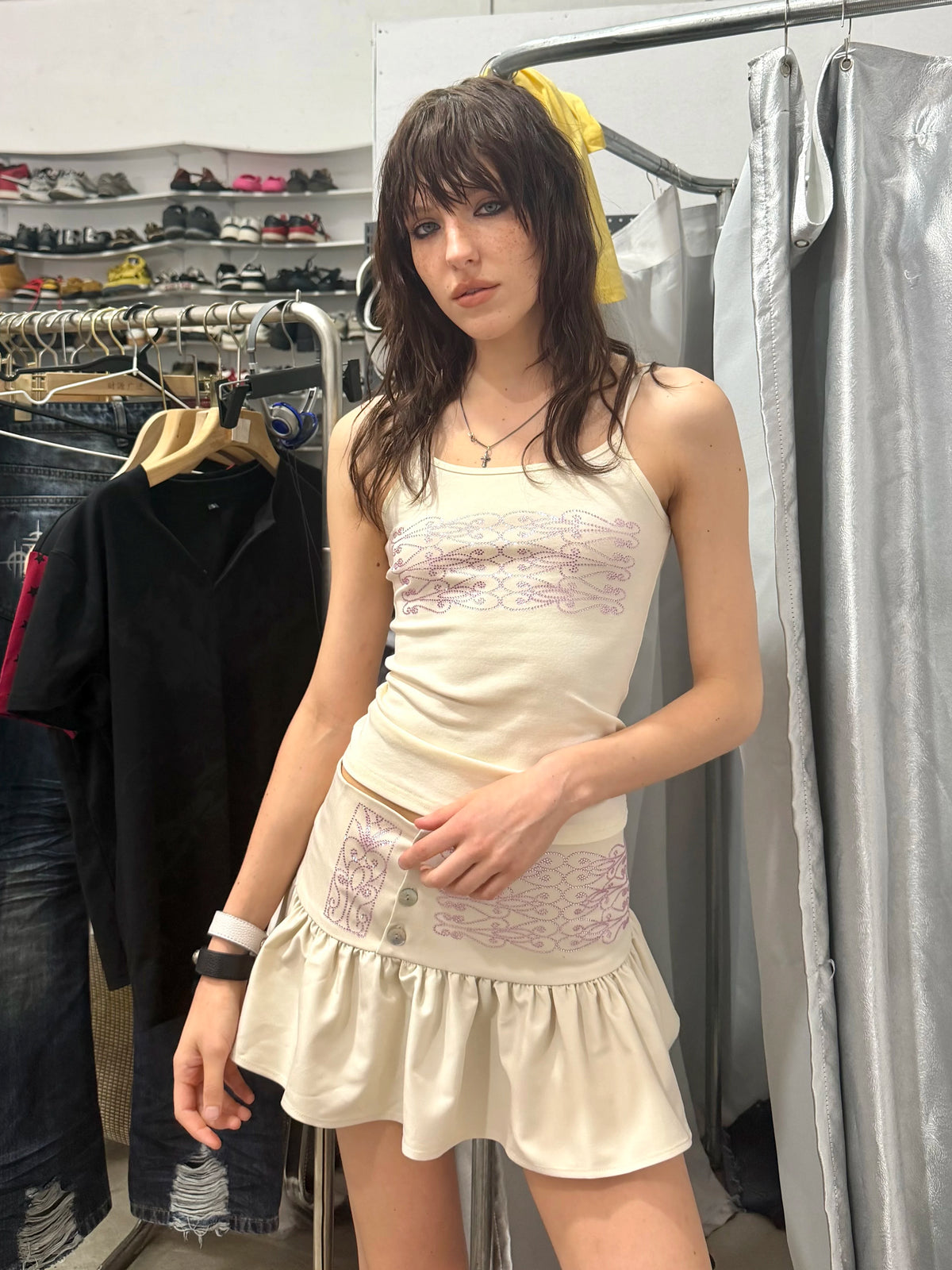 CHIC SUMMER KNIT CAMISOLE TOP