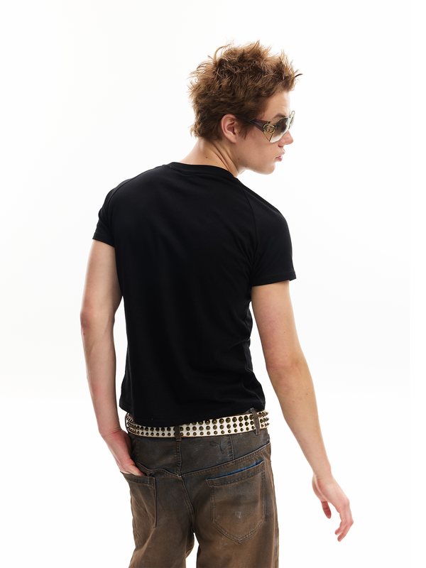 LEOPARD PRINT IRON-ON T-SHIRT