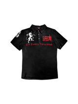EMBROIDERED BEADED POLO SHIRT