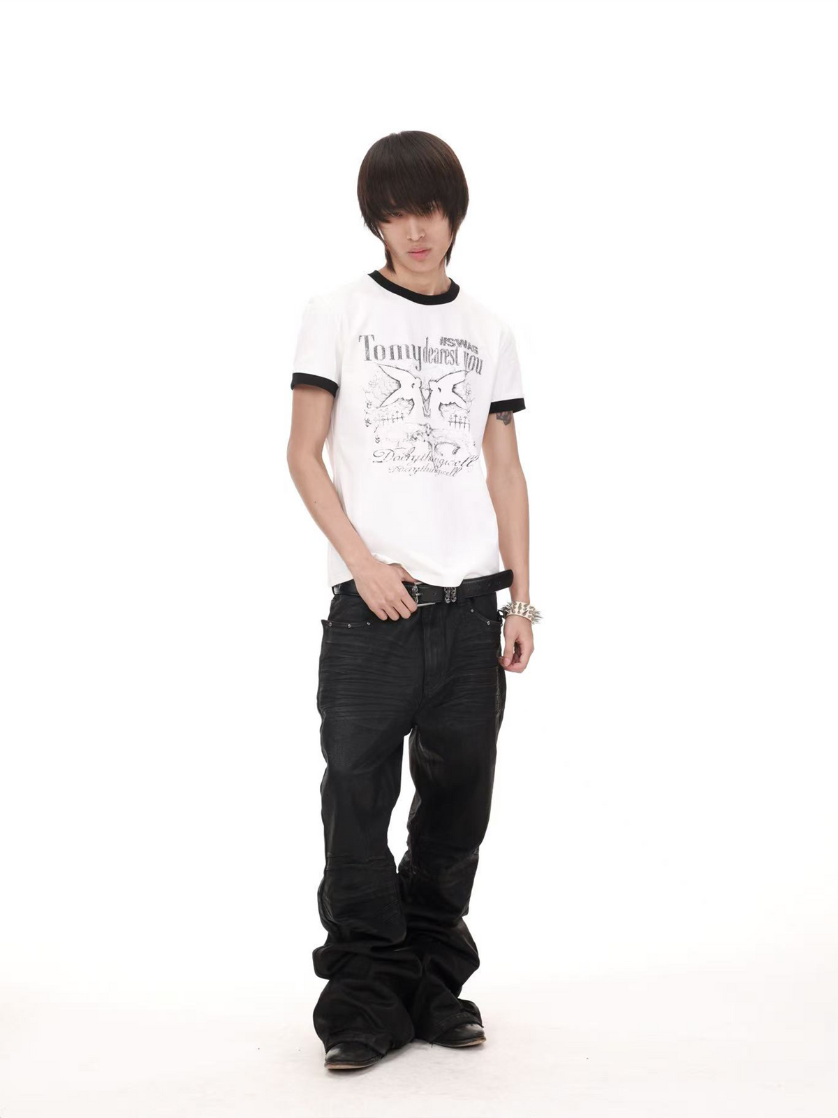 ANGEL OF LOVE SPLICED TEE