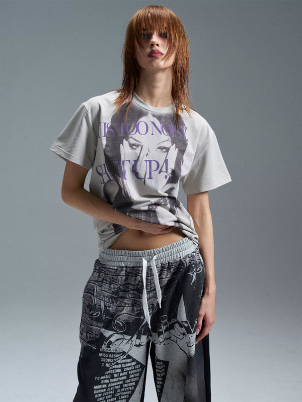 REBEL LETTERED STREETWEAR T-SHIRT