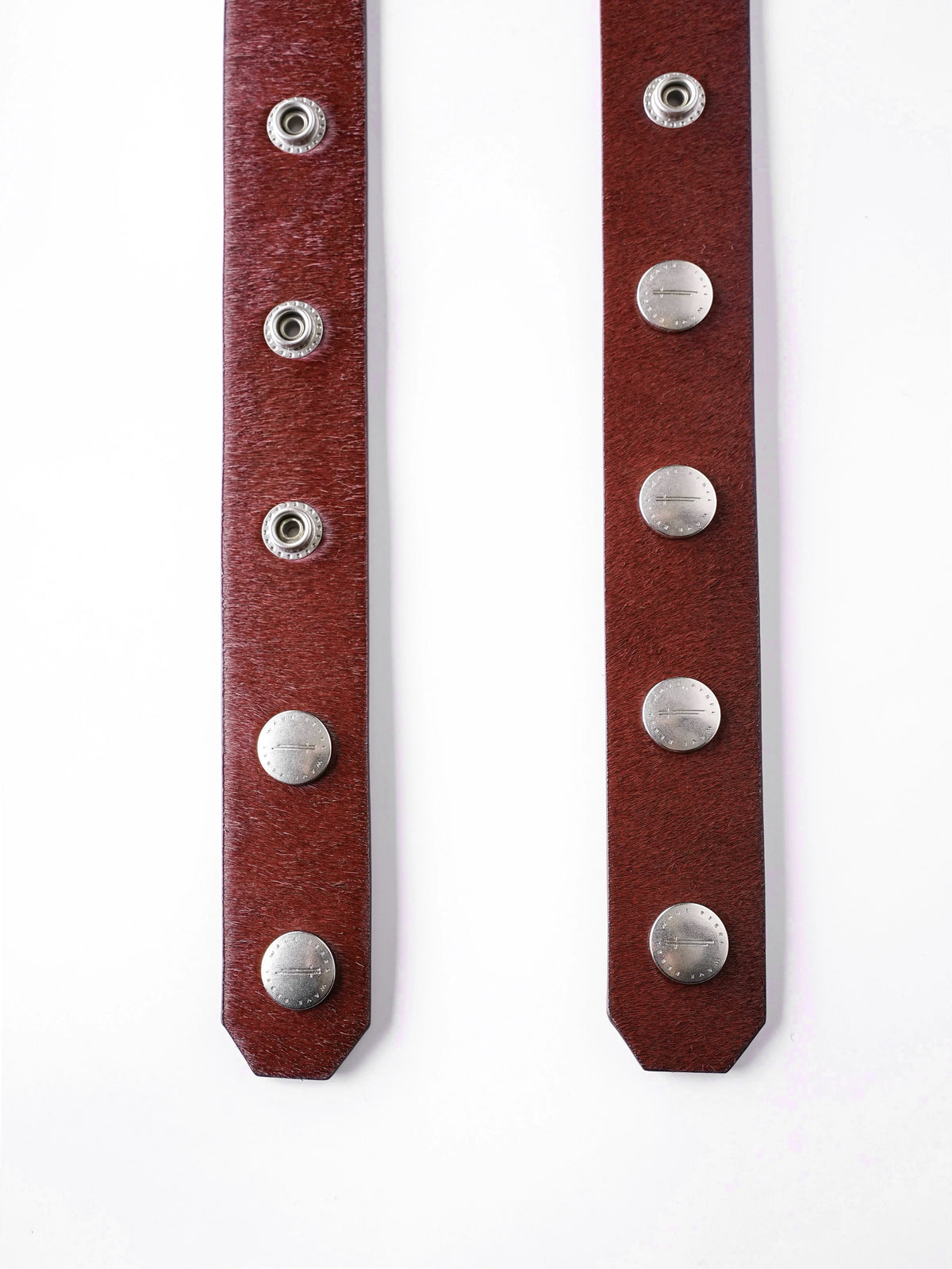 PINK PONY HAIR BUCKLE BELT
