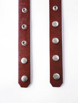 PINK PONY HAIR BUCKLE BELT