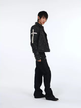 SLIM FIT BUTTONED JACKET