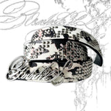 LEOPARD RIVET BELT WITH VISION SYSTEM