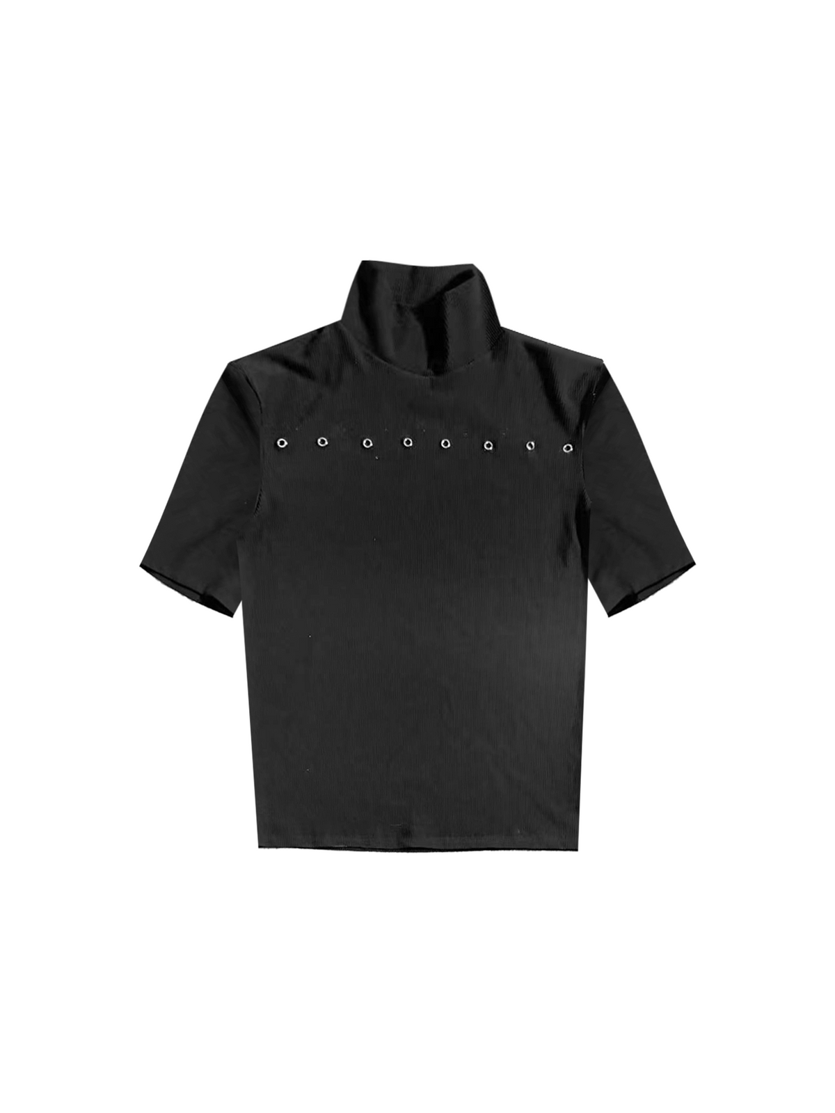 METALLIC STAND COLLAR TOP