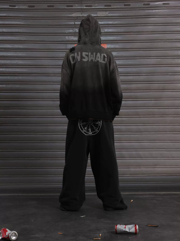 WASHED-OUT STREETWEAR HOODIE