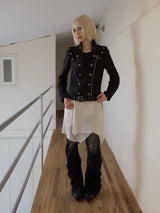 PUNK MILITARY DOUBLE-BREASTED JACKET