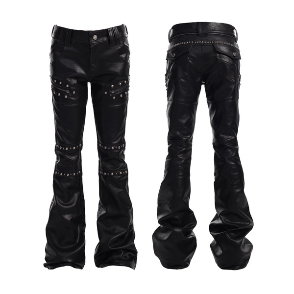 SLIM RIVET HEAVY PANTS