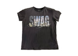 BRUSHED SILVER SWAGKISS TEE