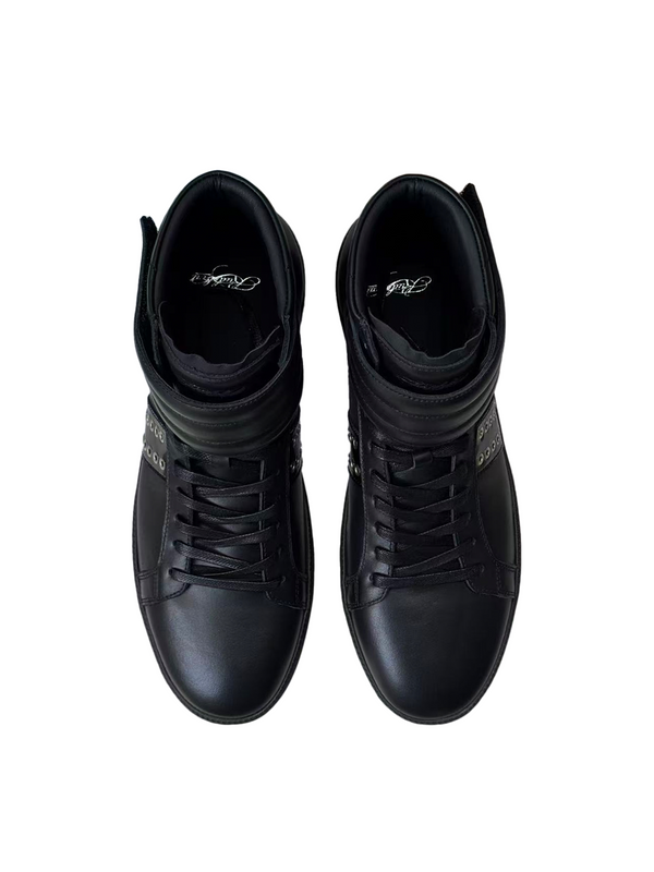 RETRO RIVET HIGH-TOP SNEAKERS