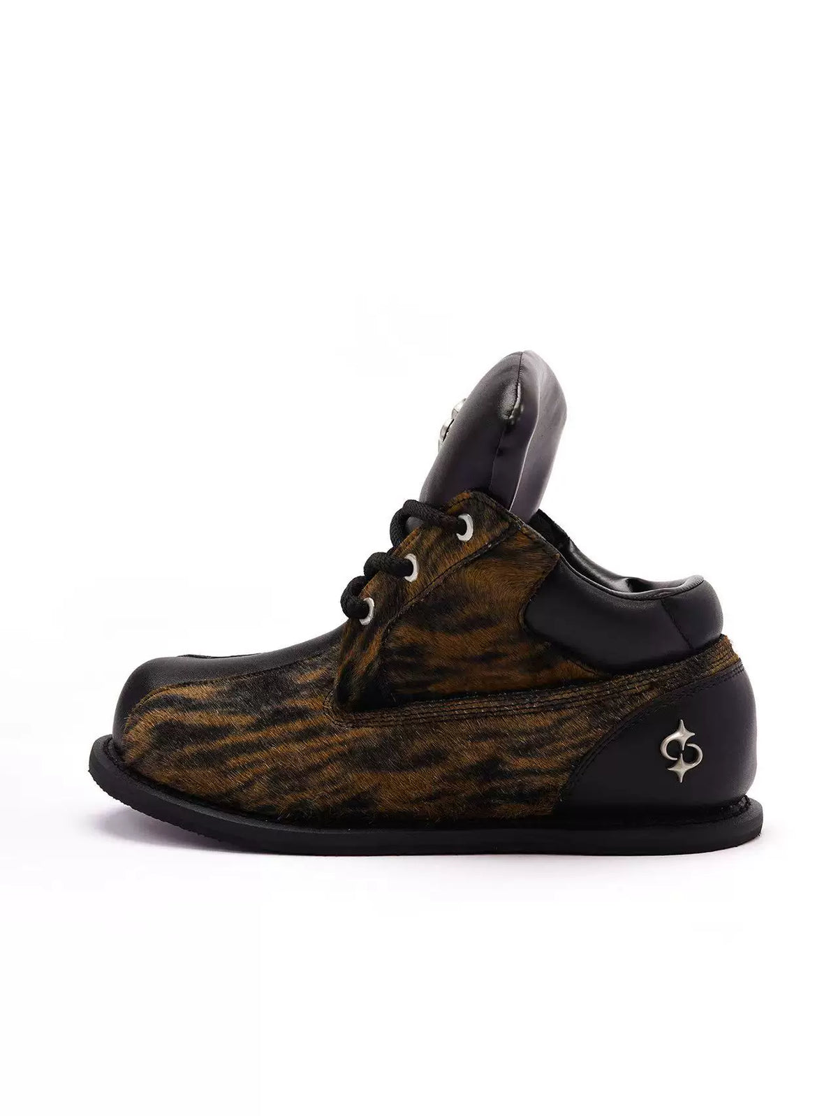 LEOPARD PRINT LOW BOOTS