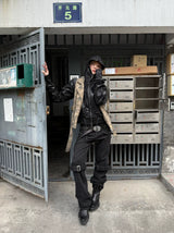 CUSTOM FADED BLACK DENIM PANTS