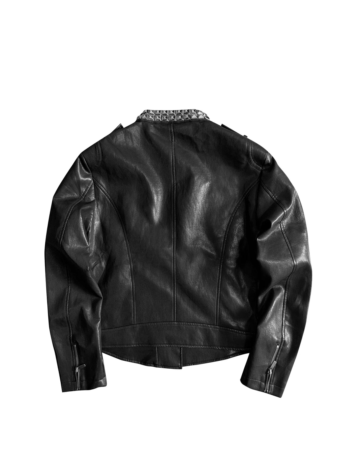 STUDDED SILK LINED JACKET