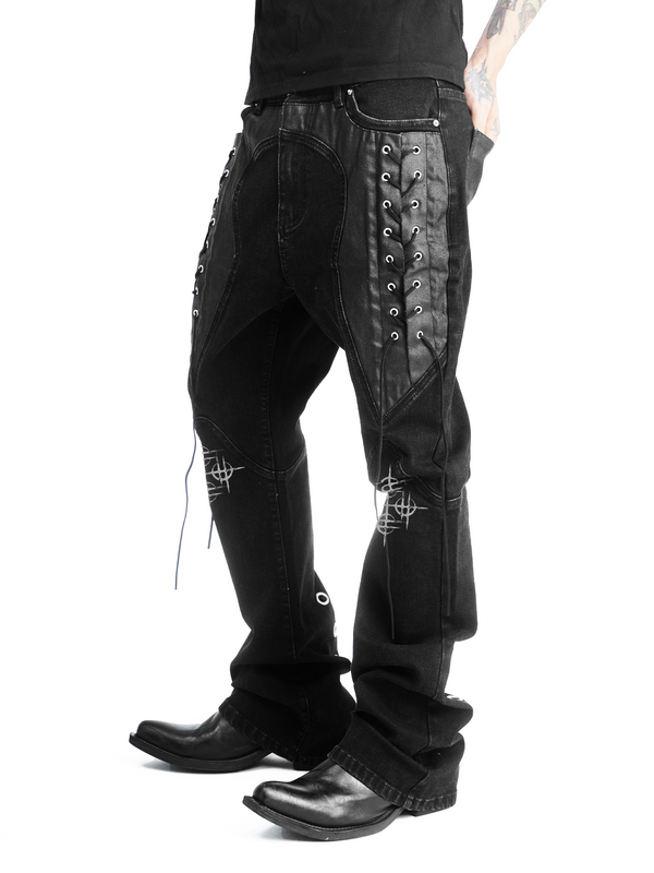 DECONSTRUCTED PUNK SLIM JEANS