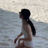 TRIANGLE CUT SLIMMING SWIMSUIT
