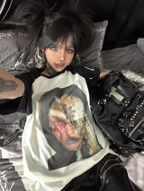 WAVE PORTRAIT PRINT TEE