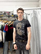 SKULL BEAD DETAIL T-SHIRT