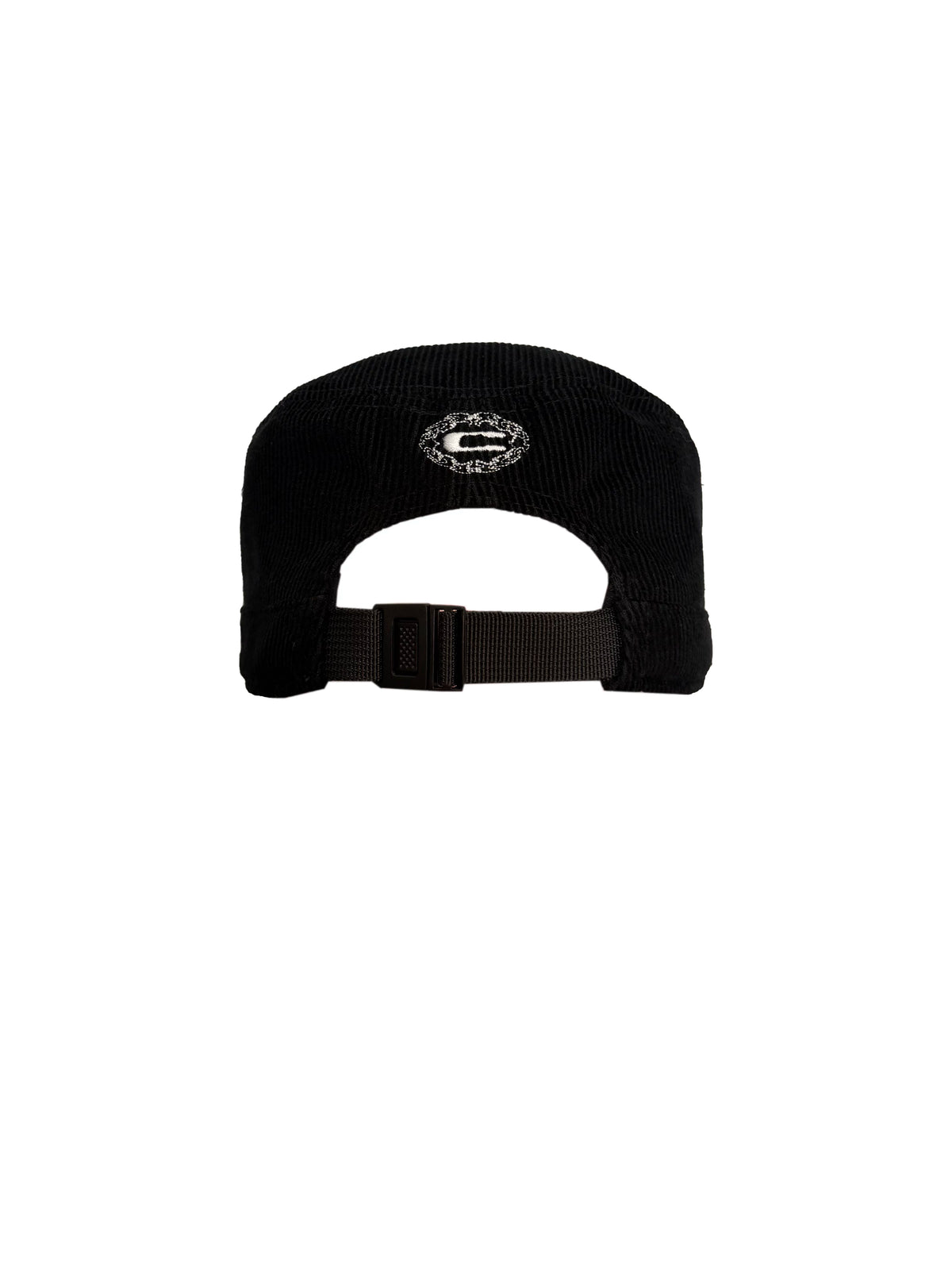 EMBROIDERED CORDUROY NEWSBOY CAP