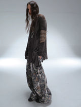 RETRO FUNCTIONAL WIDE LEG PANTS