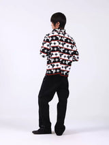 KNITTED PONCHO CARDIGAN SWEATER