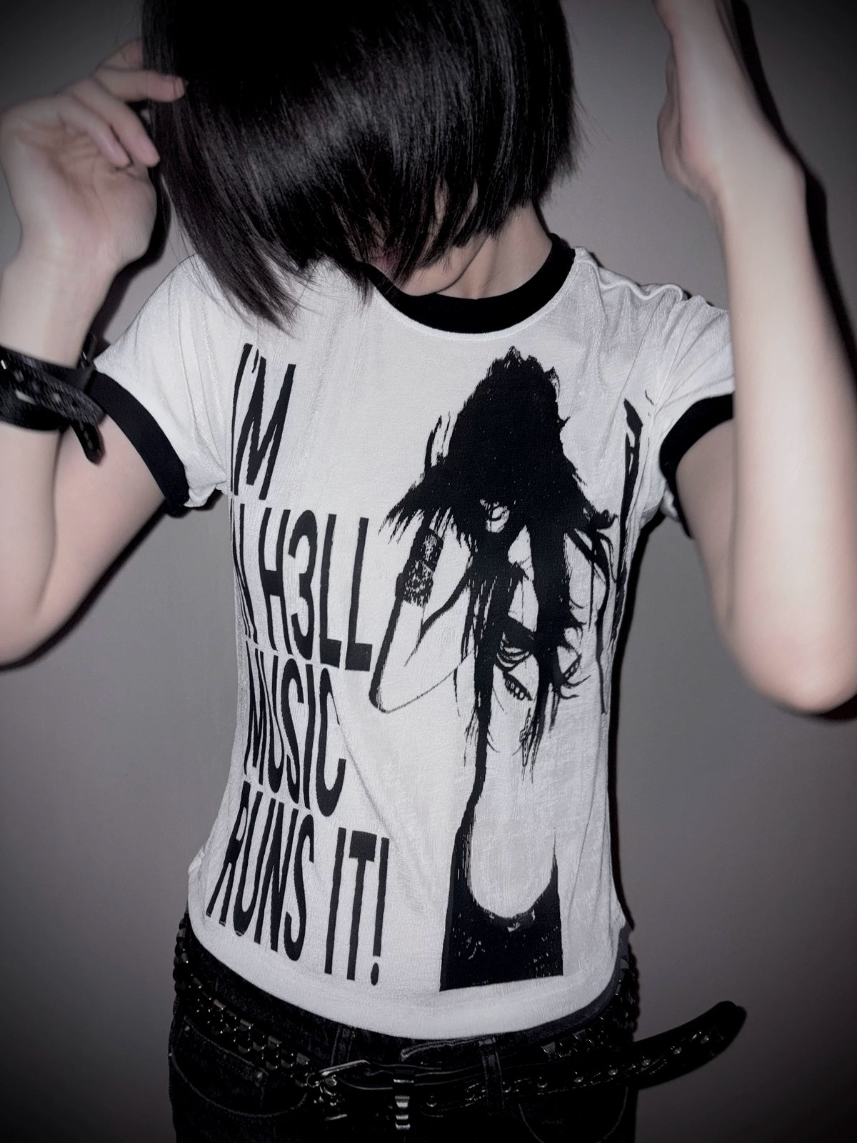 BORN IN HELL SWING T-SHIRT