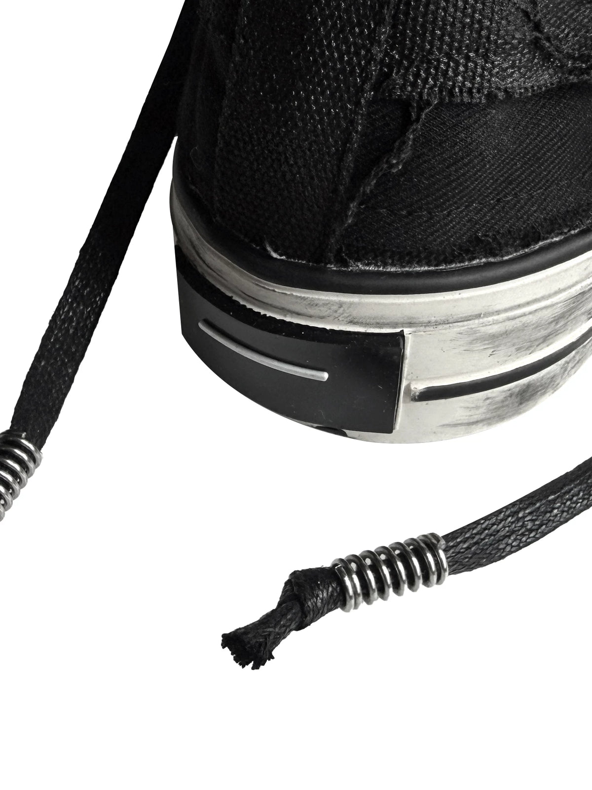 DISTRESSED CANVAS SNEAKERS WITH BOOST