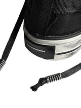 DISTRESSED CANVAS SNEAKERS WITH BOOST