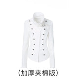 RETRO HIGH COLLAR COTTON JACKET