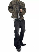 SUNBURST HEAVY DUTY A-LINE JEANS