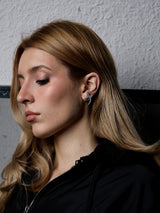 DIAMOND XX SHAPED EARRINGS
