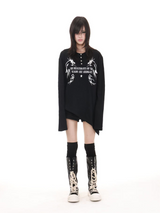 IRREGULAR DRAGON PATTERN T-SHIRT