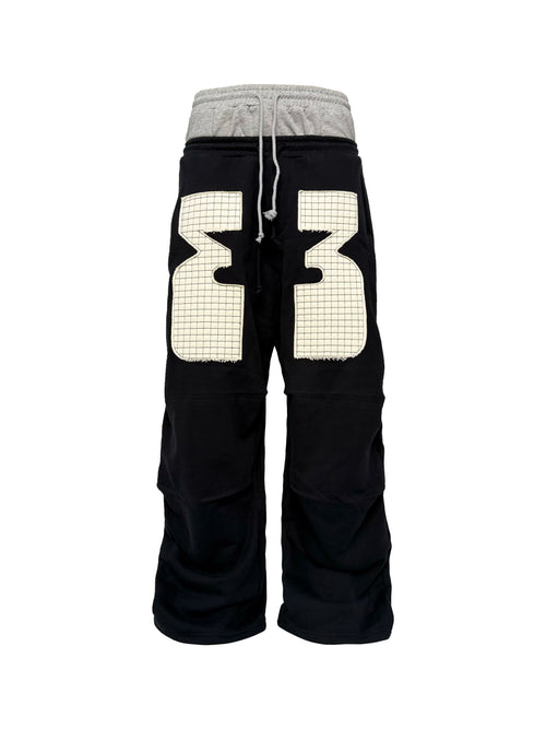 LOOSE PLEATED SWEAT PANTS