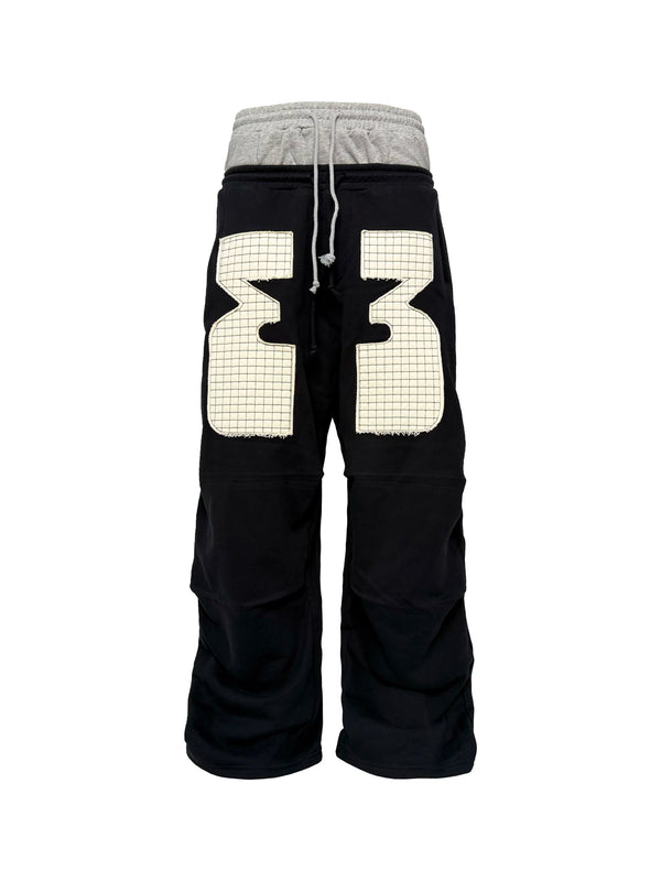 LOOSE PLEATED SWEAT PANTS