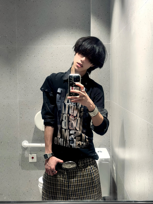 SWAG LETTER PRINT T-SHIRT