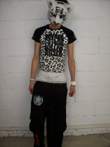 LEOPARD PRINT SEQUIN T-SHIRT