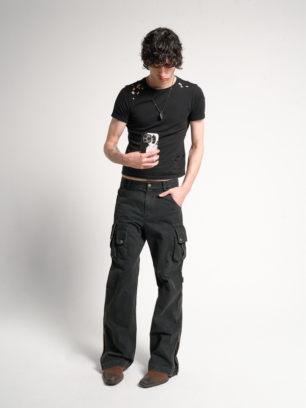 ADJUSTABLE CARGO WORK PANTS