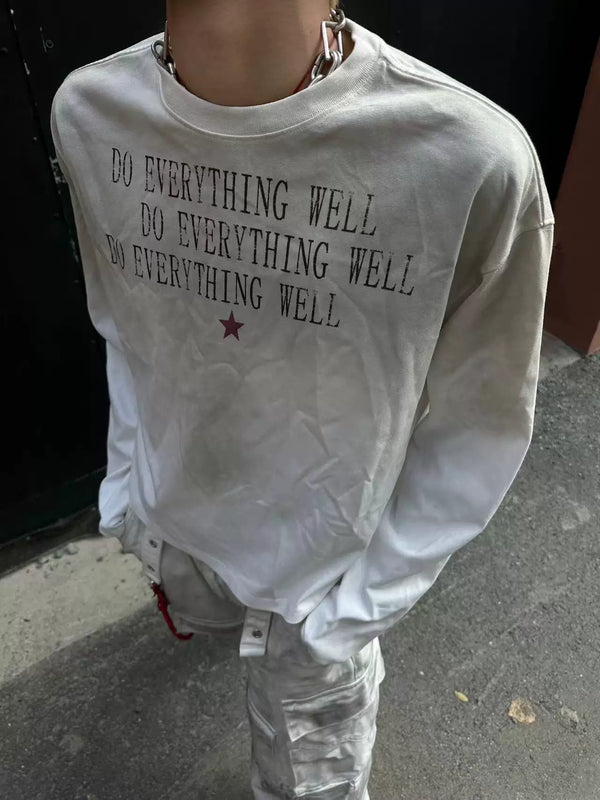 BOXY LONG SLEEVE T-SHIRT